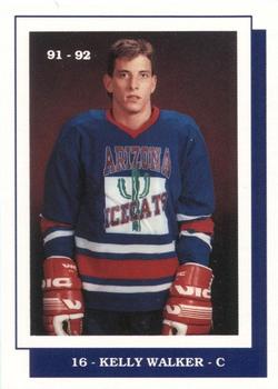 1991-92 Arizona Icecats (ACHA) #NNO Kelly Walker Front