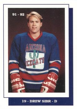 1991-92 Arizona Icecats (ACHA) #NNO Drew Sibr Front