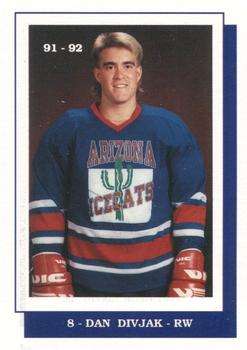1991-92 Arizona Icecats (ACHA) #NNO Dan Divjak Front