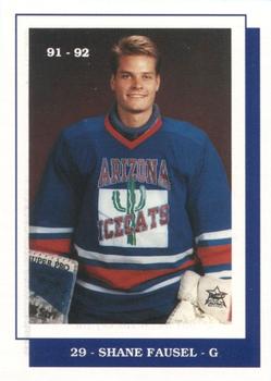 1991-92 Arizona Icecats (ACHA) #NNO Shane Fausel Front
