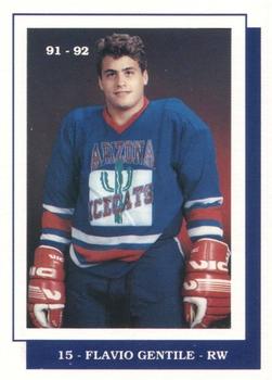 1991-92 Arizona Icecats (ACHA) #NNO Flavio Gentile Front