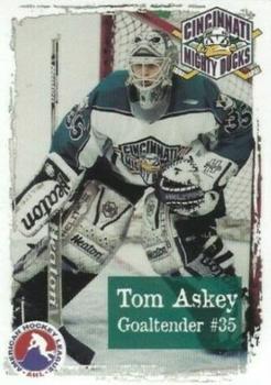 1998-99 Arnold Printing Cincinnati Mighty Ducks (AHL) #26 Tom Askey Front