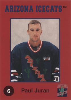 1996-97 Arizona Icecats (ACHA) #NNO Paul Juran Front