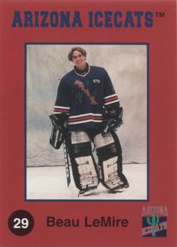 1996-97 Arizona Icecats (ACHA) #NNO Beau Lemire Front