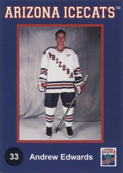 1998-99 Arizona Icecats (ACHA) #NNO Andrew Edwards Front