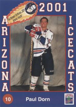 2000-01 Arizona Icecats (ACHA) #NNO Paul Dorn Front