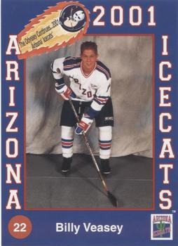 2000-01 Arizona Icecats (ACHA) #NNO Bill Veasey Front