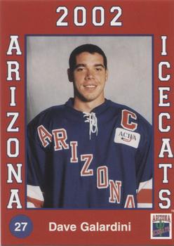 2001-02 Arizona Icecats (ACHA) #NNO Dave Galardini Front