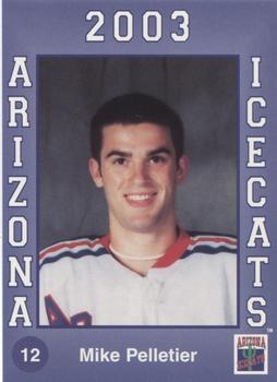 2002-03 Arizona Icecats (ACHA) #NNO Mike Pelletier Front