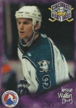 1999-00 Arnold Printing Cincinnati Mighty Ducks (AHL) #17 Jesse Wallin Front