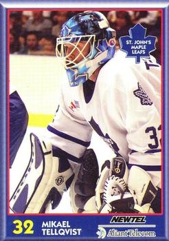 2001-02 Newtel St. John's Maple Leafs (AHL) #NNO Mikael Tellqvist Front