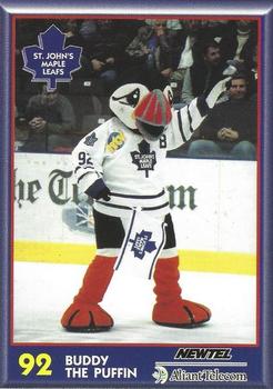 2001-02 Newtel St. John's Maple Leafs (AHL) #NNO Buddy the Puffin Front