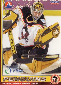 2001-02 Choice Wilkes-Barre/Scranton Penguins (AHL) #1 Rob Tallas Front