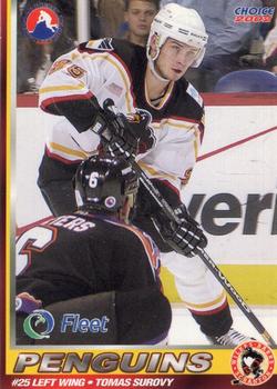 2001-02 Choice Wilkes-Barre/Scranton Penguins (AHL) #15 Tomas Surovy Front