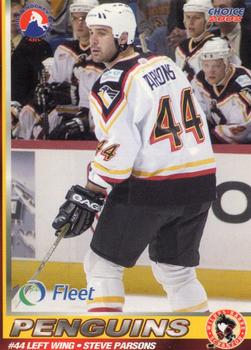 2001-02 Choice Wilkes-Barre/Scranton Penguins (AHL) #20 Steve Parsons Front