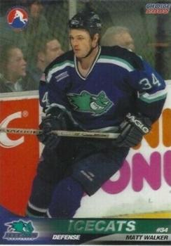 2001-02 Choice Worcester IceCats (AHL) #20 Matt Walker Front