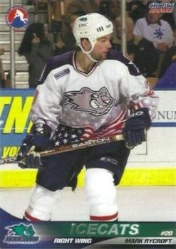 2001-02 Choice Worcester IceCats (AHL) #25 Mark Rycroft Front
