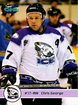 2001-02 MJ Collectibles Indianapolis Ice (CHL) #6 Chris George Front