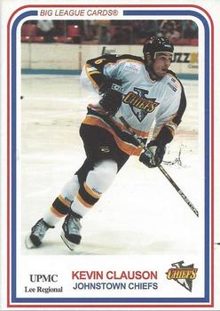 2001-02 Big League Cards Johnstown Chiefs (ECHL) #8 Kevin Clauson Front