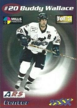 2001-02 Mills Printing South Carolina Stingrays (ECHL) #16 Buddy Wallace Front