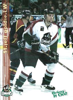 2001-02 Bakersfield Condors (WCHL) #NNO Jeff Goldie Front