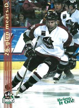 2001-02 Bakersfield Condors (WCHL) #NNO Glen Mears Front
