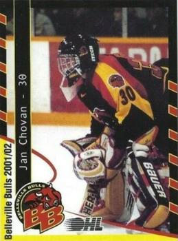 2001-02 Belleville Bulls (OHL) #3 Jan Chovan Front