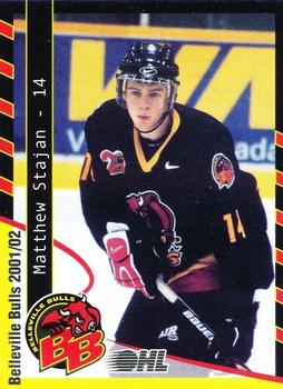 2001-02 Belleville Bulls (OHL) #19 Matt Stajan Front