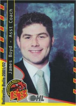 2001-02 Belleville Bulls (OHL) #23 James Boyd Front