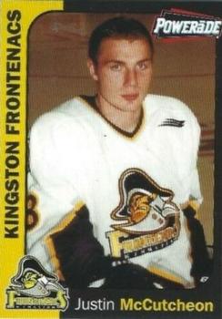 2001-02 Powerade Kingston Frontenacs (OHL) #NNO Justin McCutcheon Front