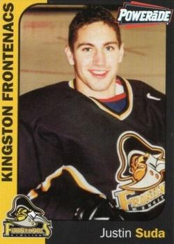 2001-02 Powerade Kingston Frontenacs (OHL) #NNO Justin Suda Front