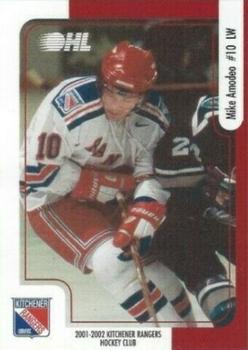 2001-02 Canada Trust Kitchener Rangers (OHL) #NNO Mike Amodeo Front