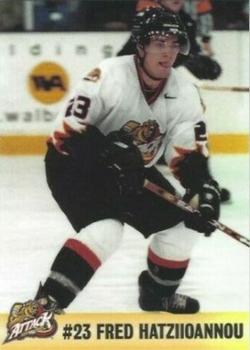 2001-02 Owen Sound Attack (OHL) #NNO Fred Hatziioannou Front