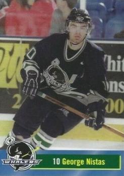 2001-02 Plymouth Whalers (OHL) #NNO George Nistas Front