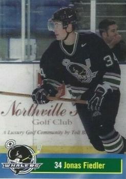 2001-02 Plymouth Whalers (OHL) #NNO Jonas Fiedler Front