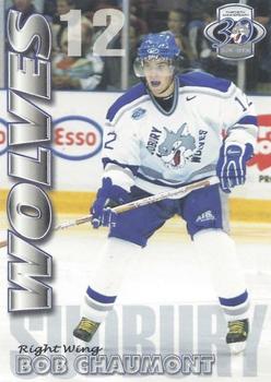 2001-02 Action Sudbury Wolves (OHL) #NNO Bobby Chaumont Front
