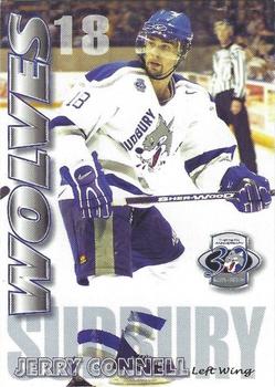 2001-02 Action Sudbury Wolves (OHL) #NNO Jerry Connell Front