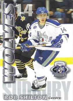2001-02 Action Sudbury Wolves (OHL) #NNO Rob Shilton Front