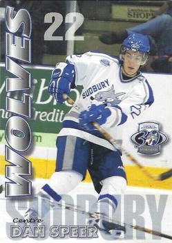 2001-02 Action Sudbury Wolves (OHL) #NNO Dan Speer Front
