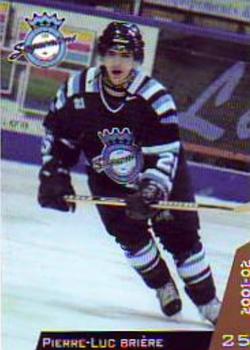 2001-02 Chicoutimi Sagueneens (QMJHL) #8 Pierre-Luc Briere Front