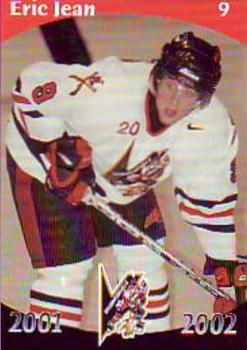 2001-02 Drummondville Voltigeurs (QMJHL) #6 Eric Jean Front
