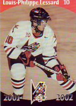 2001-02 Drummondville Voltigeurs (QMJHL) #7 Louis-Philippe Lessard Front