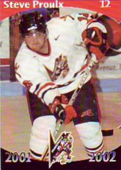 2001-02 Drummondville Voltigeurs (QMJHL) #9 Steve Proulx Front