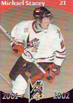2001-02 Drummondville Voltigeurs (QMJHL) #13 Michael Stacey Front