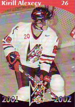 2001-02 Drummondville Voltigeurs (QMJHL) #17 Kirill Alexeev Front