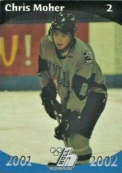 2001-02 Hull Olympiques (QMJHL) #1 Chris Moher Front