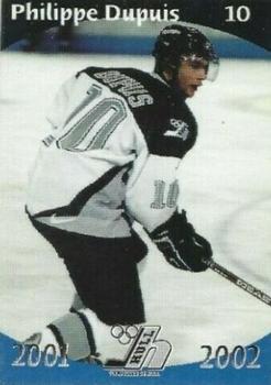 2001-02 Hull Olympiques (QMJHL) #8 Philippe Dupuis Front