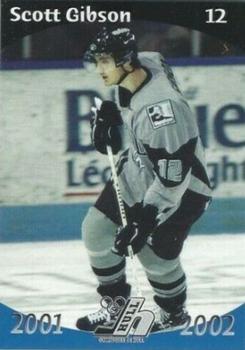 2001-02 Hull Olympiques (QMJHL) #9 Scott Gibson Front