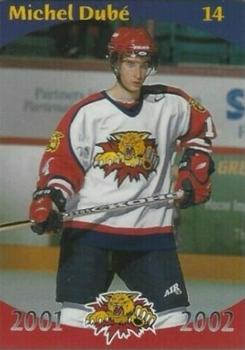 2001-02 Moncton Wildcats (QMJHL) #9 Michel Dube Front
