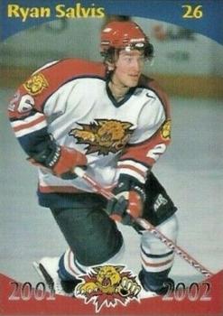 2001-02 Moncton Wildcats (QMJHL) #16 Ryan Salvis Front
